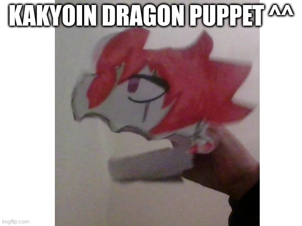 its art I guess? I couldn't find a stream to put this in | KAKYOIN DRAGON PUPPET ^^ | made w/ Imgflip meme maker