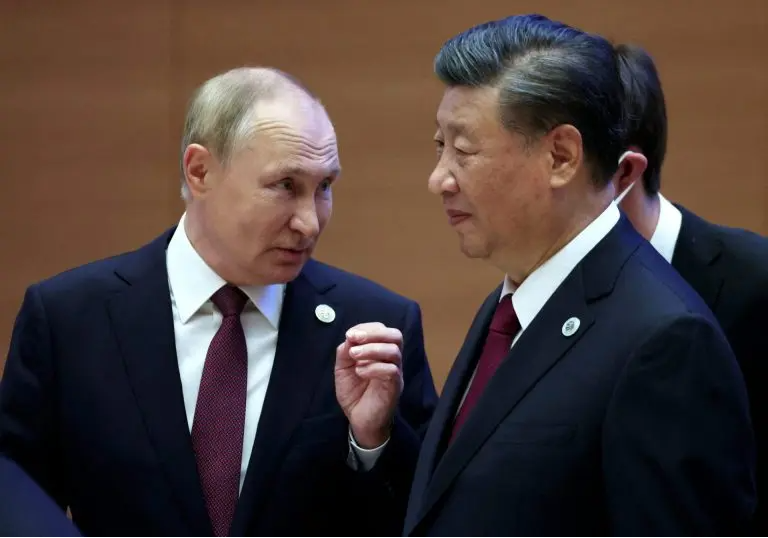 Putin and Xi Jinping Blank Meme Template