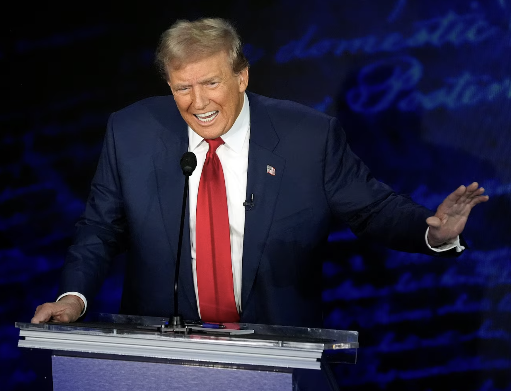 Harris Trump Debate Blank Meme Template