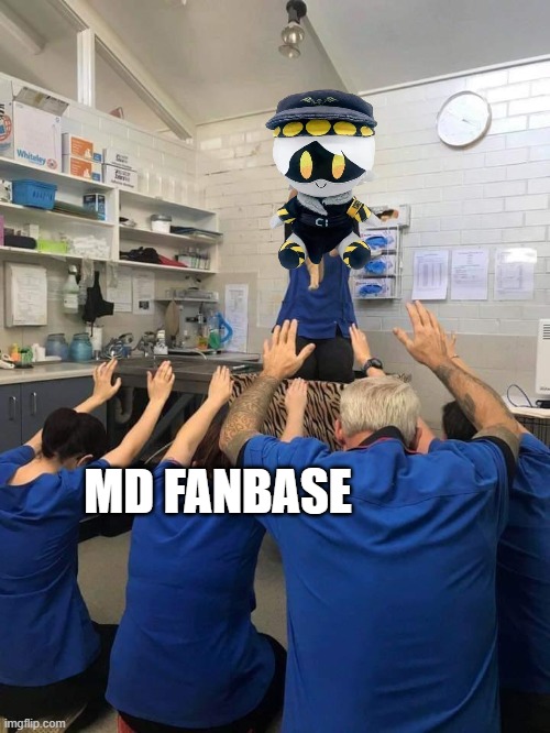 fax | MD FANBASE | image tagged in bow down the cat,facts,fanbase,memes,murder drones | made w/ Imgflip meme maker