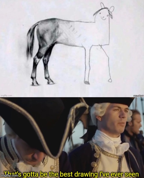 Beautiful. | That's gotta be the best drawing I've ever seen | image tagged in thats gotta be the best pirate i've ever seen | made w/ Imgflip meme maker