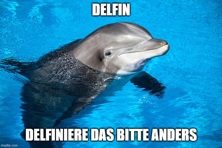 Delfiniere | DELFIN; DELFINIERE DAS BITTE ANDERS | image tagged in delfin,german,deutsch,delfiniere | made w/ Imgflip meme maker