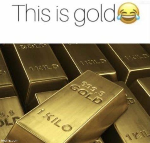 This is gold | image tagged in this is gold | made w/ Imgflip meme maker