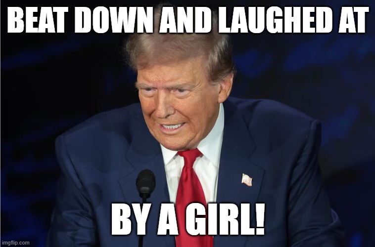 Beat Down And Laughed At | BEAT DOWN AND LAUGHED AT; BY A GIRL! | image tagged in beat down,laughed at,beat by a girl,loser,dumbass | made w/ Imgflip meme maker