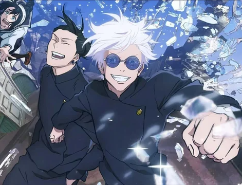 gojo and geto Blank Meme Template