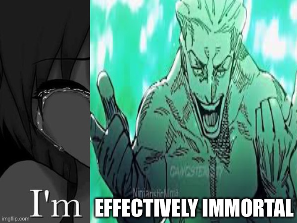 EFFECTIVELY IMMORTAL | made w/ Imgflip meme maker