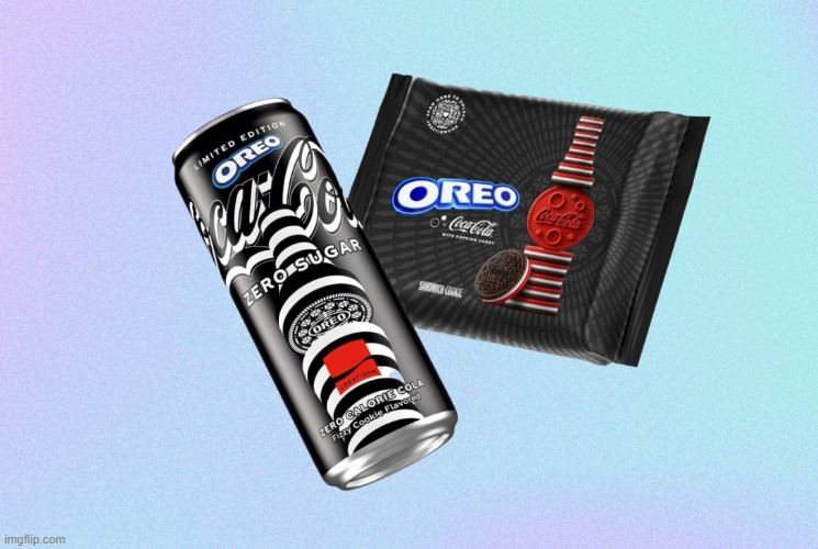 they made Oreo-flavored Coke and Coke-flavored Oreos bruh | made w/ Imgflip meme maker