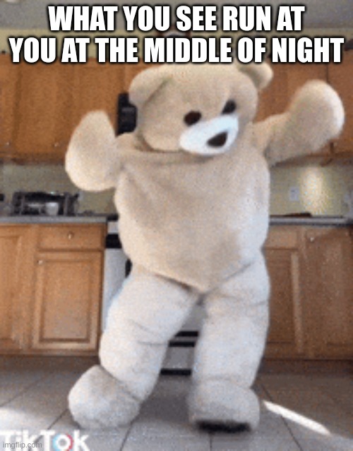 WHAT YOU SEE RUN AT YOU AT THE MIDDLE OF NIGHT | image tagged in yall got any more of | made w/ Imgflip meme maker