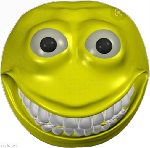 creepy smile emoji | image tagged in creepy smile emoji | made w/ Imgflip meme maker