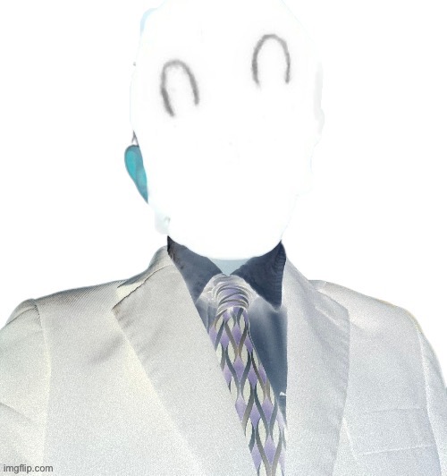 My spooky evil doppelgänger | image tagged in whoag murderous now has a blazer | made w/ Imgflip meme maker