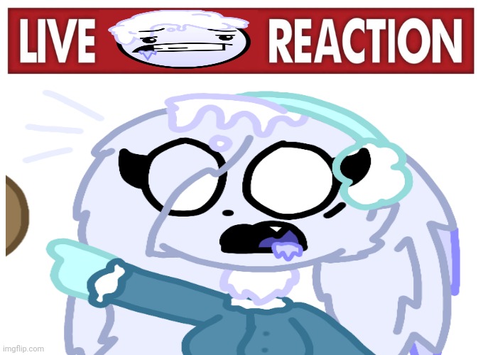 Live *ICE IN THE FREEZER* reaction | image tagged in live reaction,geometry dash,mammal au | made w/ Imgflip meme maker