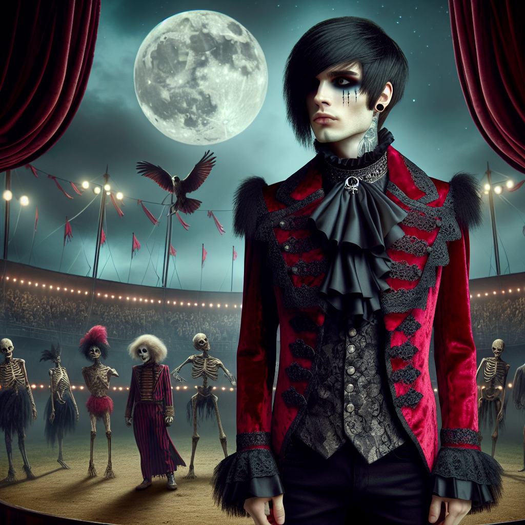 emo ringmaster for undead circus Blank Meme Template