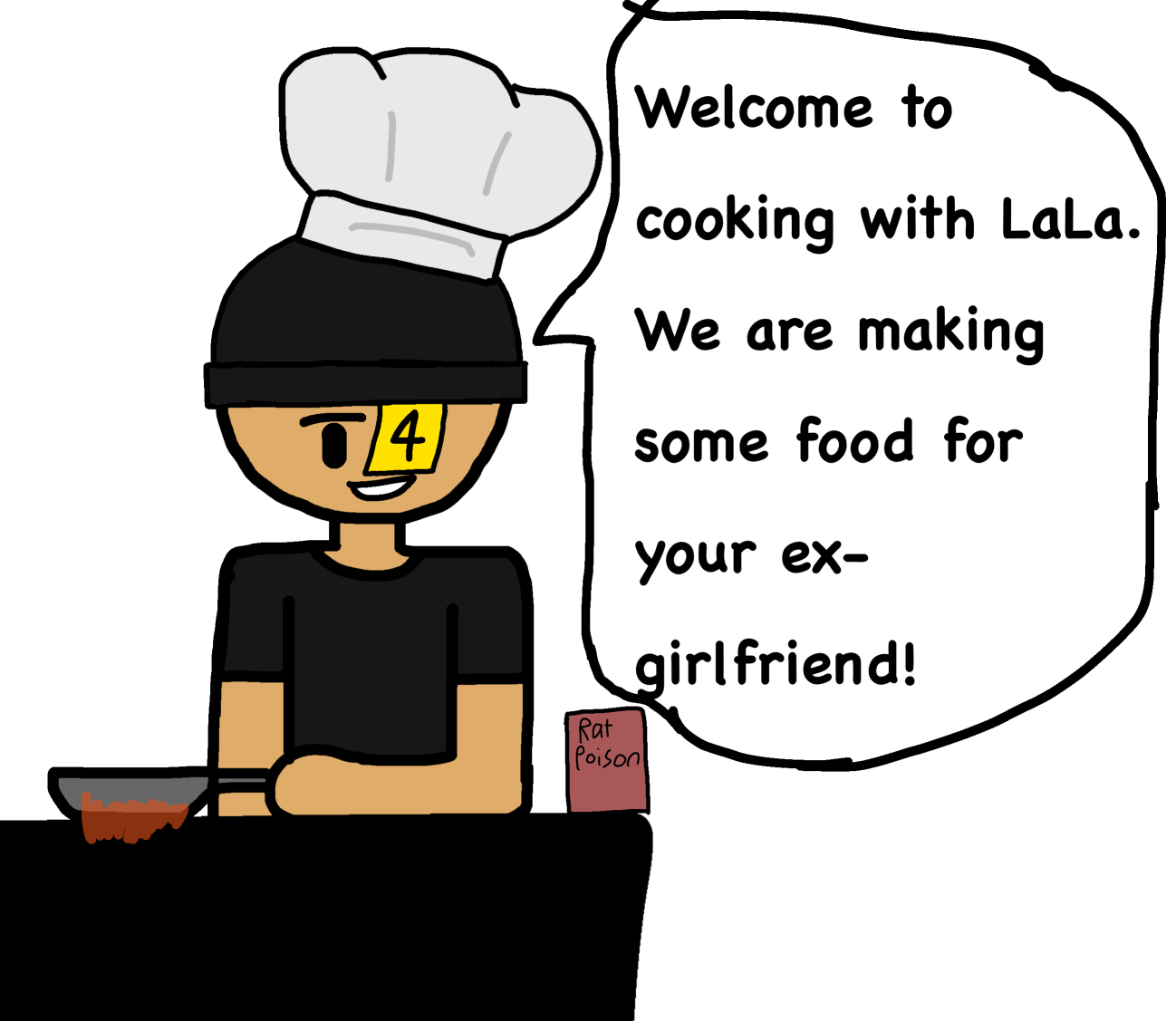 LaLa cookingggg Blank Meme Template