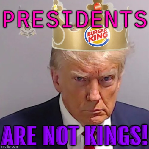 Presidents; Are Not Kings! | PRESIDENTS; ARE NOT KINGS! | image tagged in donald trump,president,president trump,trump,politics lol,american politics | made w/ Imgflip meme maker