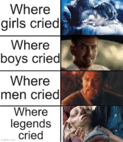 rip | image tagged in where legends cried,dobby,harry potter,rip | made w/ Imgflip meme maker