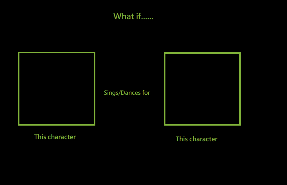 Sing or Dance for character meme Blank Meme Template