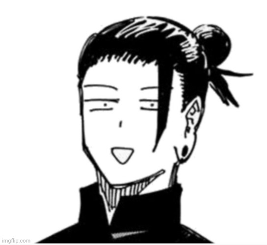me staring at the satosugu "hop on" meme (i just wanted meme templates) | image tagged in geto confused | made w/ Imgflip meme maker