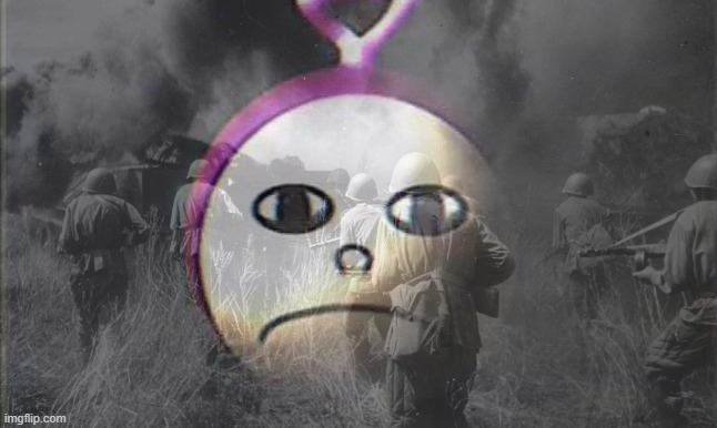 Tinky-Winky with PTSD Blank Meme Template