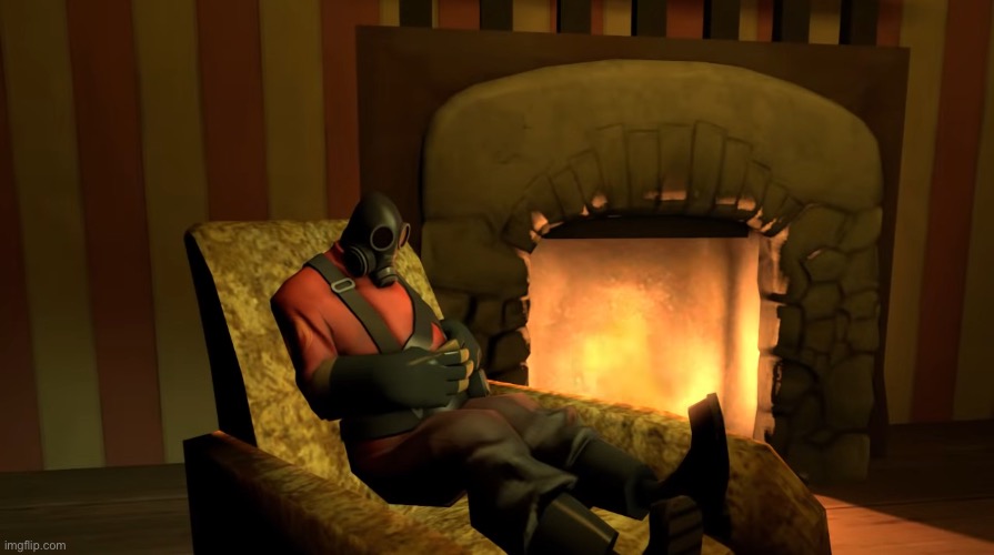 Pyro waiting | image tagged in pyro waiting | made w/ Imgflip meme maker