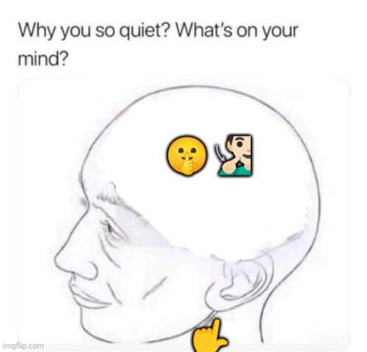 What's on your mind? | 🤫🧏🏻‍♂️; 👈 | image tagged in what's on your mind | made w/ Imgflip meme maker