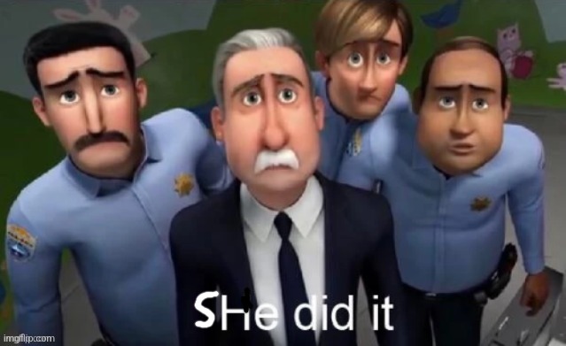 He did it | image tagged in he did it | made w/ Imgflip meme maker