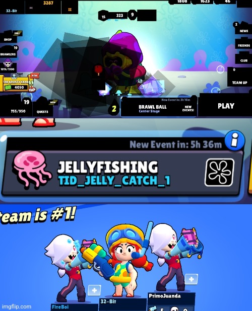 some brawl stars glitches that have happened to me in the last day | made w/ Imgflip meme maker