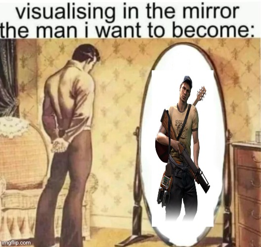 I ever tell you about the time Keith tried to deep fry a turkey? Third degree burns over 90% of his body. His doctor had to call | image tagged in visualising in the mirror the man i want to become | made w/ Imgflip meme maker