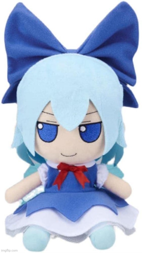 Cirno Fumo | image tagged in cirno fumo | made w/ Imgflip meme maker