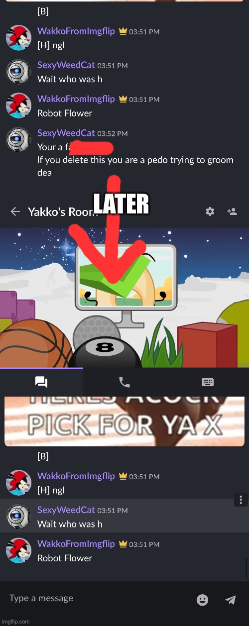 LATER | made w/ Imgflip meme maker