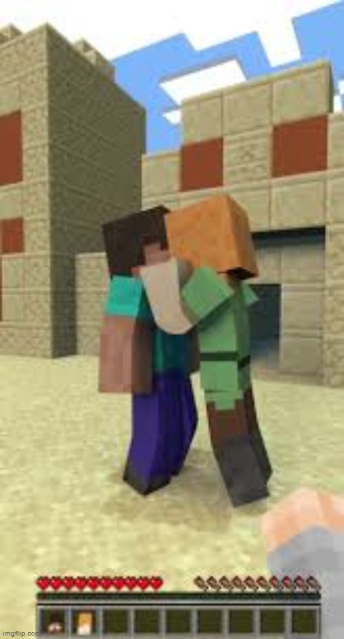 hop on minecraft | made w/ Imgflip meme maker