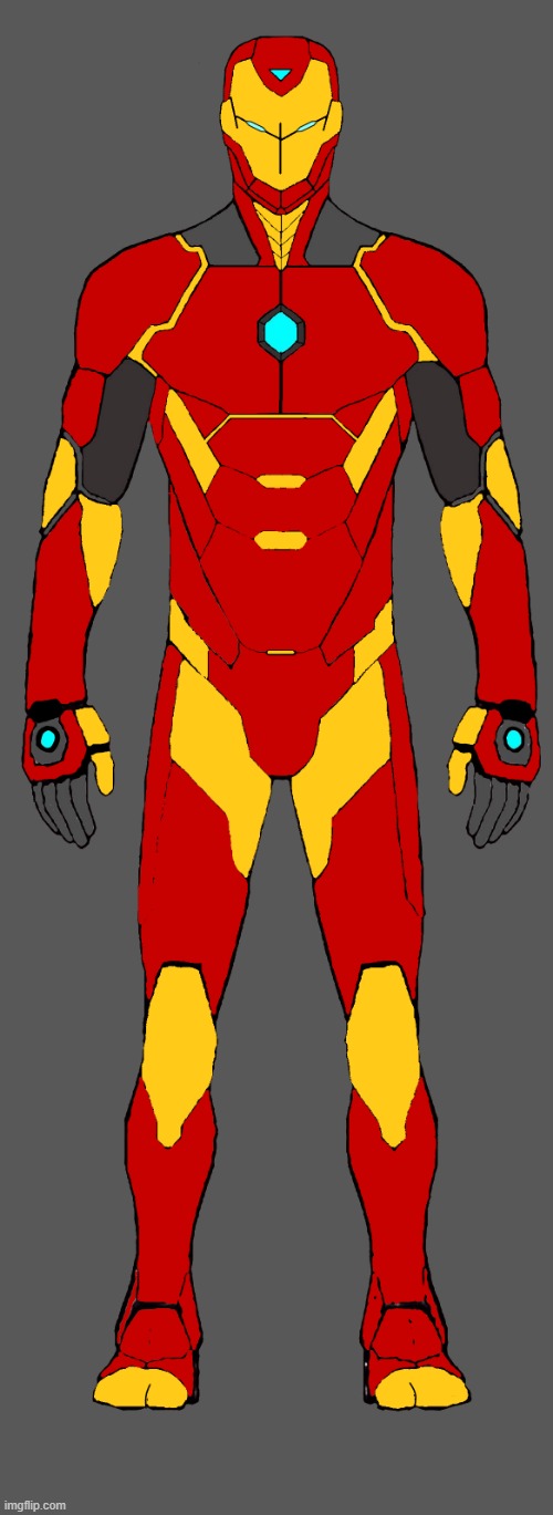 probably unnecessary lore drop: Iron Man exists in my OC's universe, and one of my OCs is his alter-ego | made w/ Imgflip meme maker