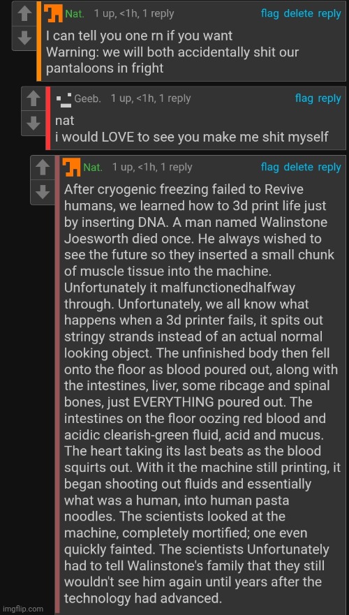 In order for this story to actually take effect you have to imagine in great detail | made w/ Imgflip meme maker
