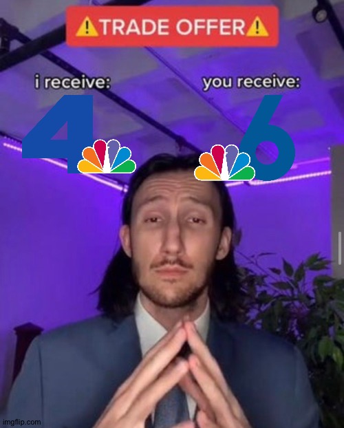 NBC Memes | image tagged in i receive you receive,nbc | made w/ Imgflip meme maker