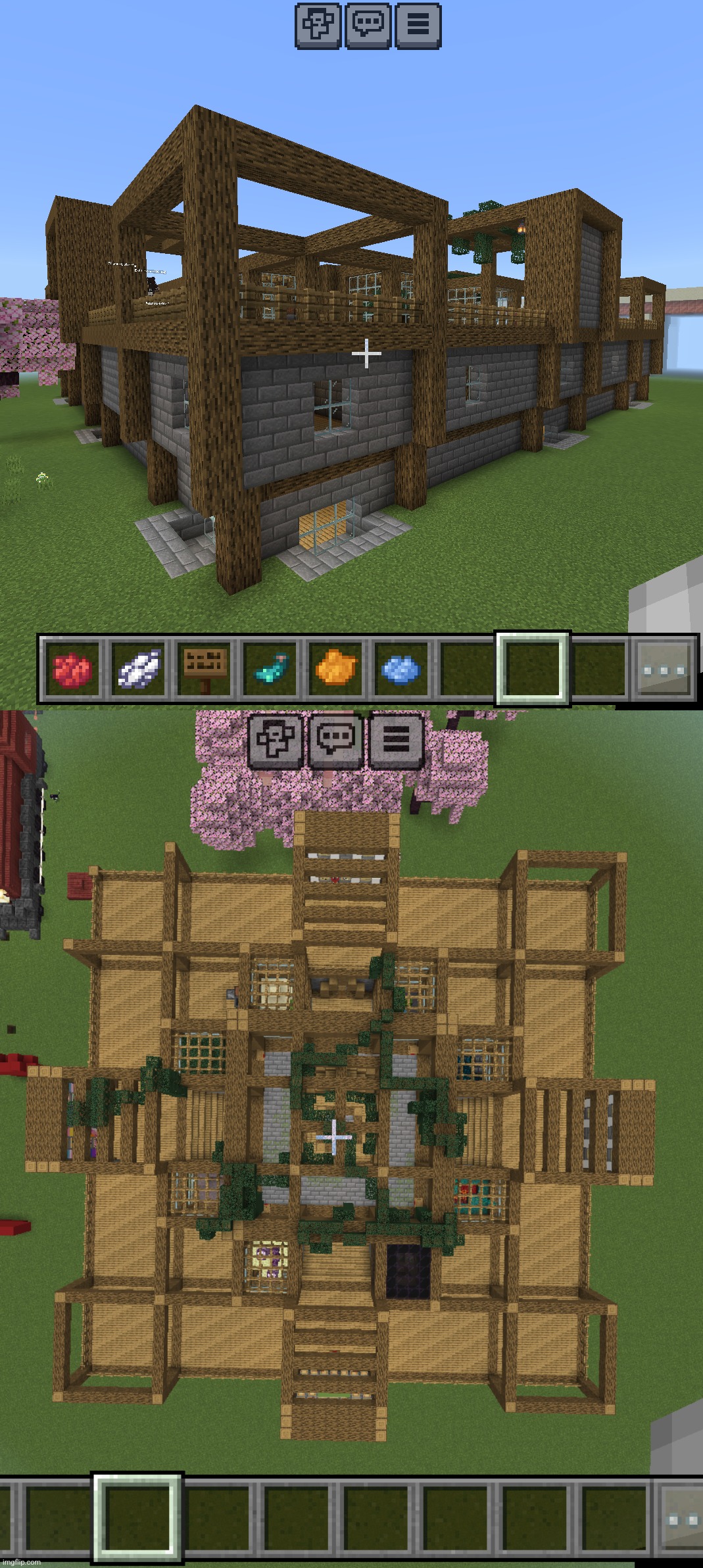 Made a new house that's also a spawn area for a server | made w/ Imgflip meme maker