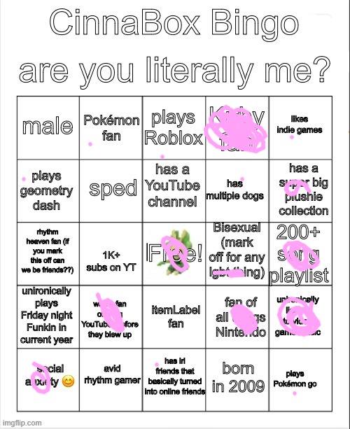 idk what rhythm heaven is | image tagged in cinnabox bingo | made w/ Imgflip meme maker