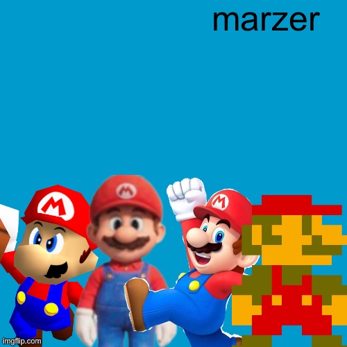 marzer | marzer | image tagged in blank weezer blue album edit | made w/ Imgflip meme maker