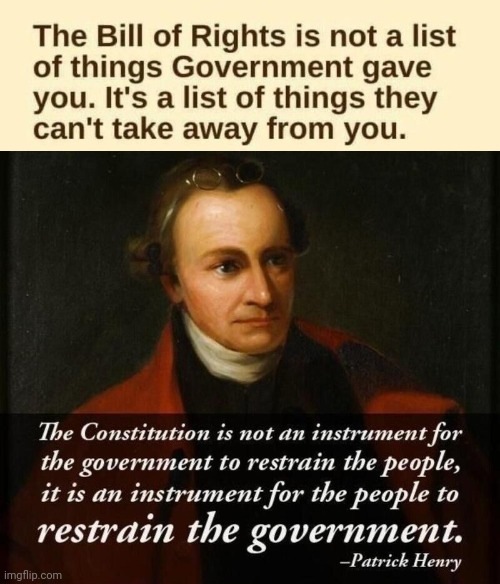 Patrick Henry quote on Constitution | image tagged in patrick henry,quotes | made w/ Imgflip meme maker