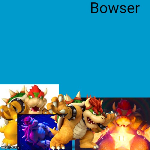 Blank Weezer blue album edit | Bowser | image tagged in blank weezer blue album edit,bowser,weezer,mario | made w/ Imgflip meme maker