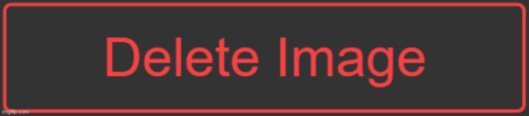 Delete Image Button | image tagged in delete image button | made w/ Imgflip meme maker