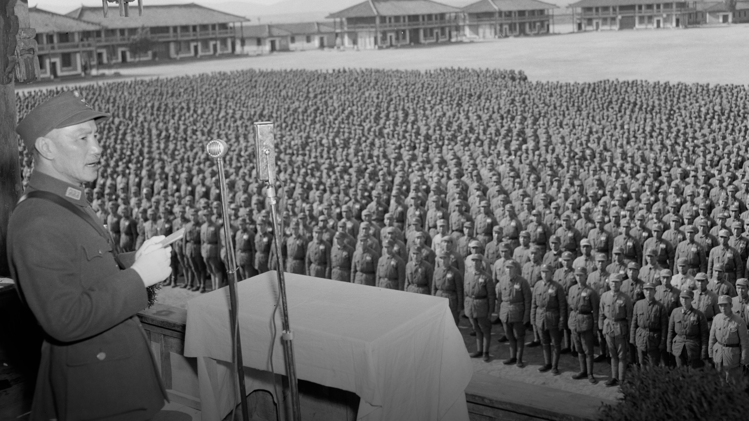 Chiang Kai-shek and his Army during WW2 Blank Meme Template