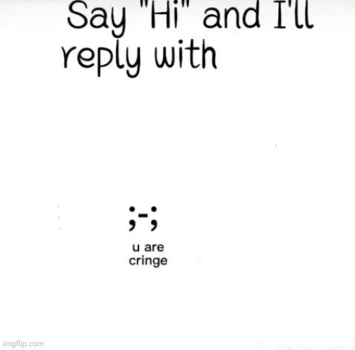 say hi and I'll reply with | image tagged in say hi and i'll reply with | made w/ Imgflip meme maker