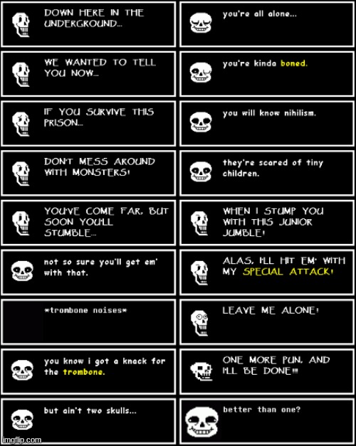 To The Bone but it's textboxes Part 6 (Undertale #12) | image tagged in undertale,to the bone,but,its textboxes,part 6 | made w/ Imgflip meme maker