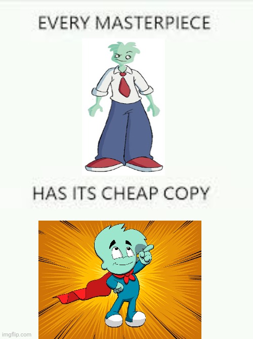 Goobie snoobert the silly awww the mipy the scrimblo | image tagged in every masterpiece has its cheap copy | made w/ Imgflip meme maker