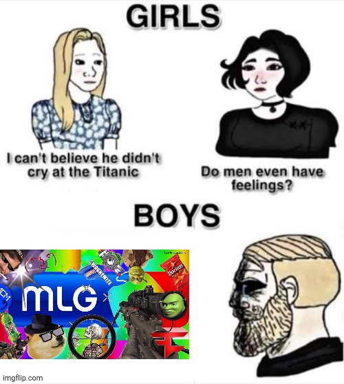 Good old days | image tagged in do men even have feelings,nostalgia,mlg,the good old days,bring back mlg,chad wojak | made w/ Imgflip meme maker