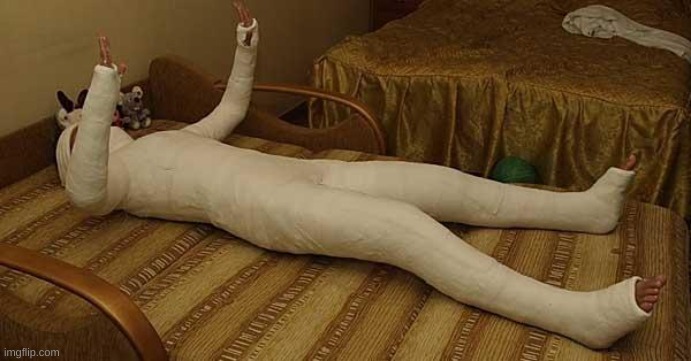 whole body cast | image tagged in whole body cast | made w/ Imgflip meme maker
