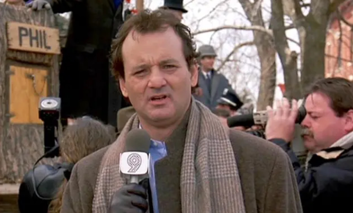 Groundhog Day stop Blank Meme Template