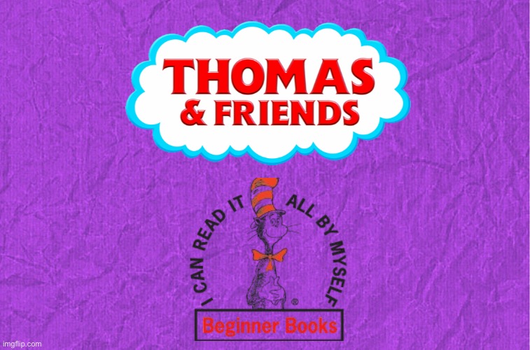 Thomas And Friends Beginner Books | image tagged in generic purple background,thomas the tank engine,trains,i like trains,railroad,mattel | made w/ Imgflip meme maker