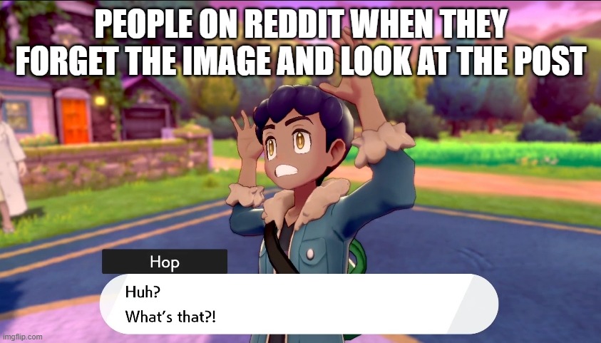 Huh? What's that!? | PEOPLE ON REDDIT WHEN THEY FORGET THE IMAGE AND LOOK AT THE POST | image tagged in huh what's that | made w/ Imgflip meme maker