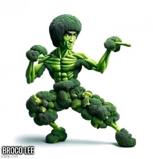 Broco Lee | BROCO LEE | image tagged in broccoli food broccoli man | made w/ Imgflip meme maker