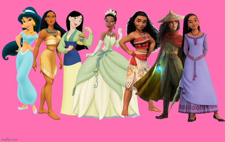 7 Non Cacuasian Disney Princesses | image tagged in disney princesses,non cacuasian,disney girls,disney ladies,disney princess,disney | made w/ Imgflip meme maker